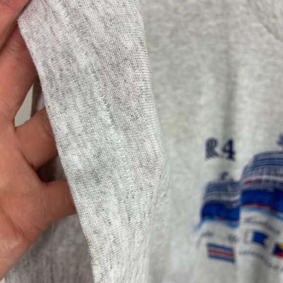 Vintage Single Stitch Tee Size XL Renaissance Cruise Short Sleeve Crew T-Shirt - Picture 6 of 11